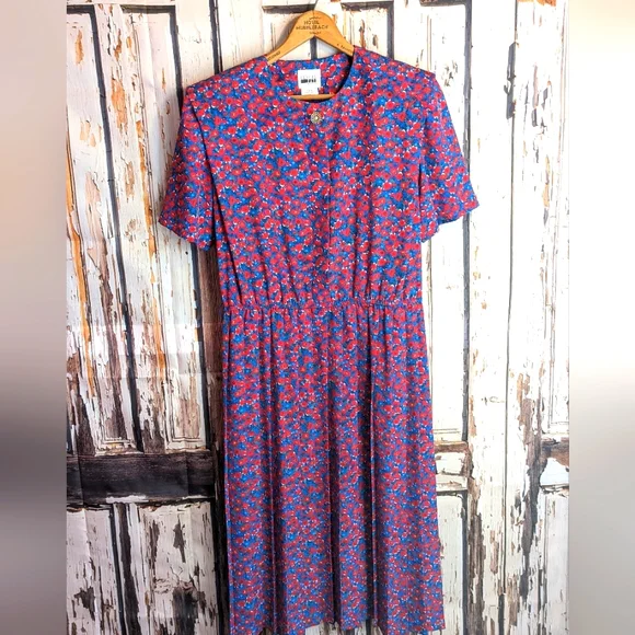 leslie fay dresses Leslie Fay Wool Flare Dress XS/S – OMNIA main image 0